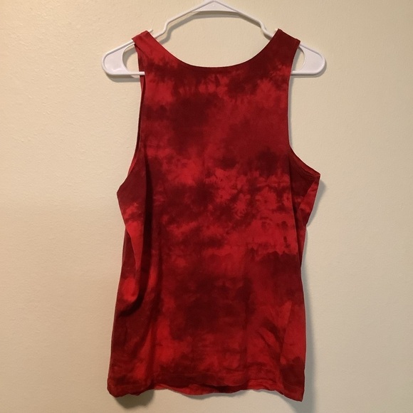 Hybrid Brand unisex cat with American flag sunglasses size medium tye dyed tank - Picture 5 of 8